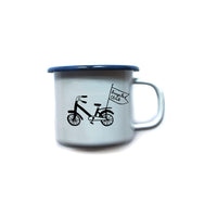 Emaillebecher Bicycle Club