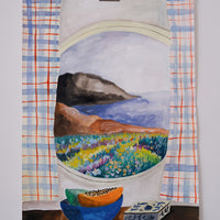 Originalillustration Sommer Ausblick