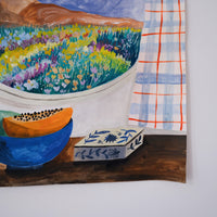 Originalillustration Sommer Ausblick