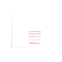 Quadratische Postkarte Abstract Christmas