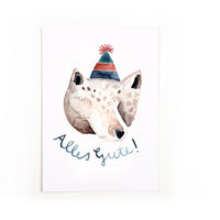Postkarte Alles Gute