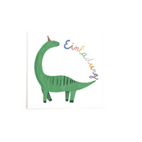 Einladungskarte Dino