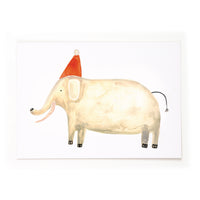 Postkarte Elefantastische Weihnachten