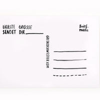 Postkarte Ostern zum Ausmalen
