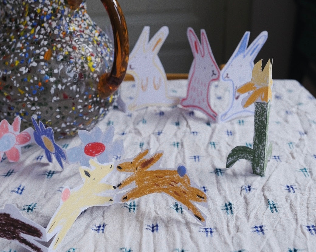 Bastelvorlage Osterketten [Download/Printable]