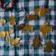 Bastelvorlage für goldene Anhänger [Download/Printable]