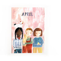 Monatskarten Lila Lämmchen x Gretas Schwester