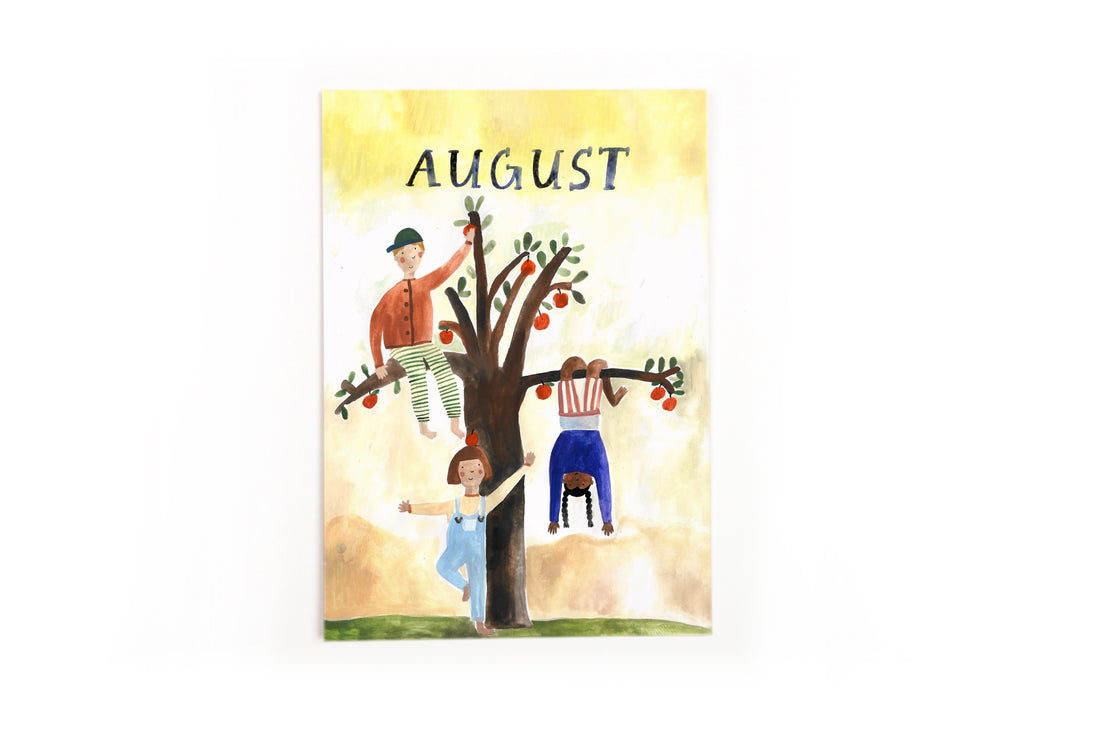 Monatskarten Lila Lämmchen x Gretas Schwester