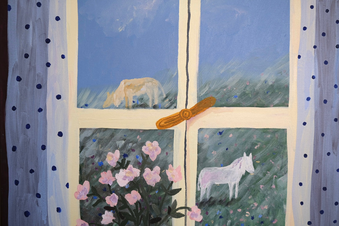 Originalillustration - Ausblick Lilleborg