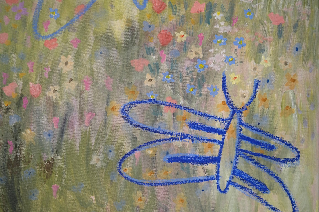 Originalillustration - No Butterflies no Flowers