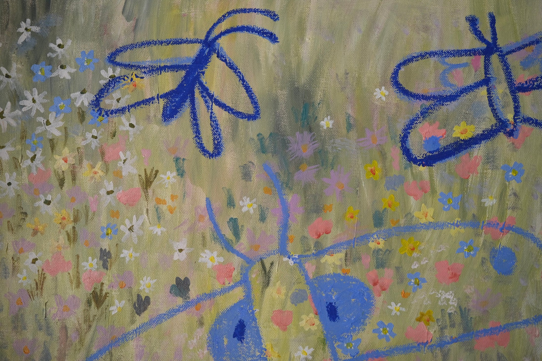 Originalillustration - No Butterflies no Flowers