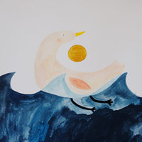 Originalillustration Crap Nap Paintings - Schwanenmeer