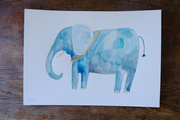 Originalillustration Crap Nap Paintings - Elli Elefant