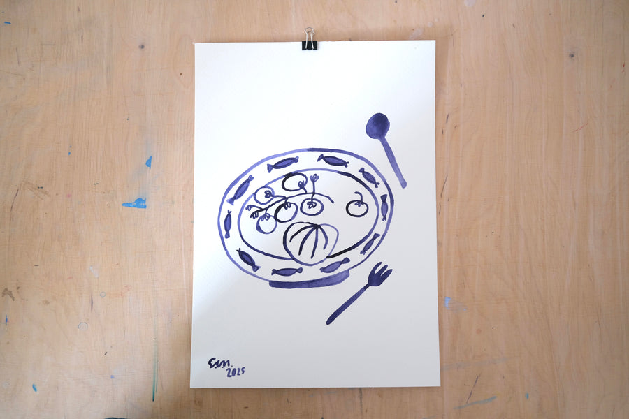Originalillustration Tomato Soup