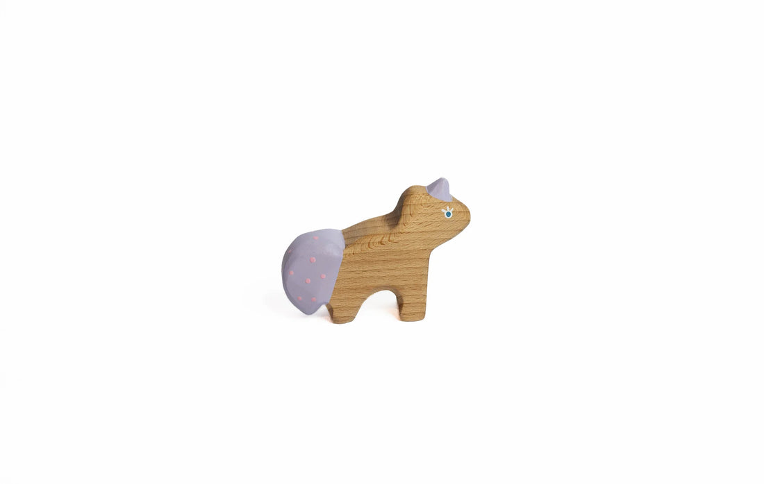 Holztier Einhorn Baby