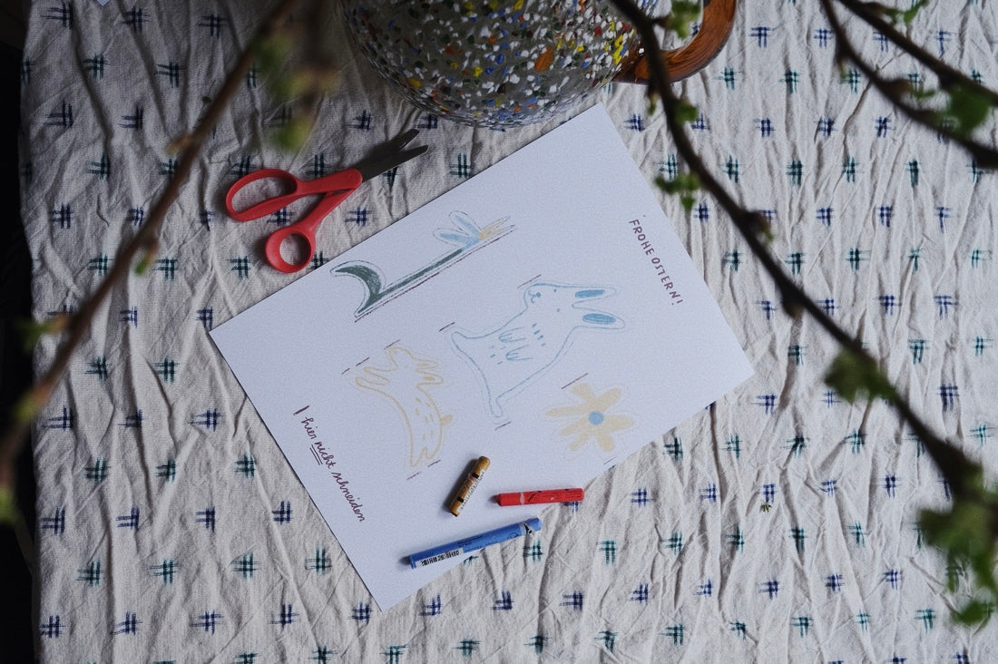 Bastelvorlage Osterketten [Download/Printable]