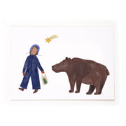 Postkarte Elsi und der Bär