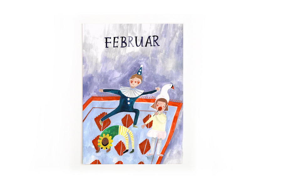 Monatskarten Lila Lämmchen x Gretas Schwester