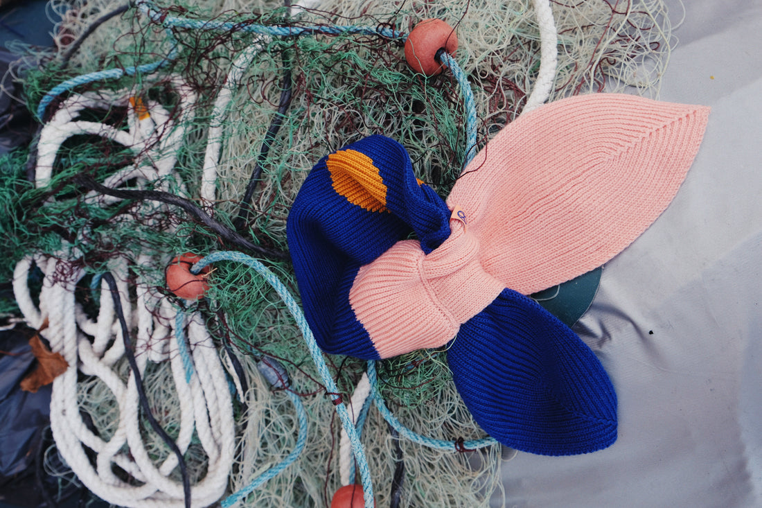 Gretas Schwester × BOO Studio - Sea and Sun SLIP THROUGH Schal