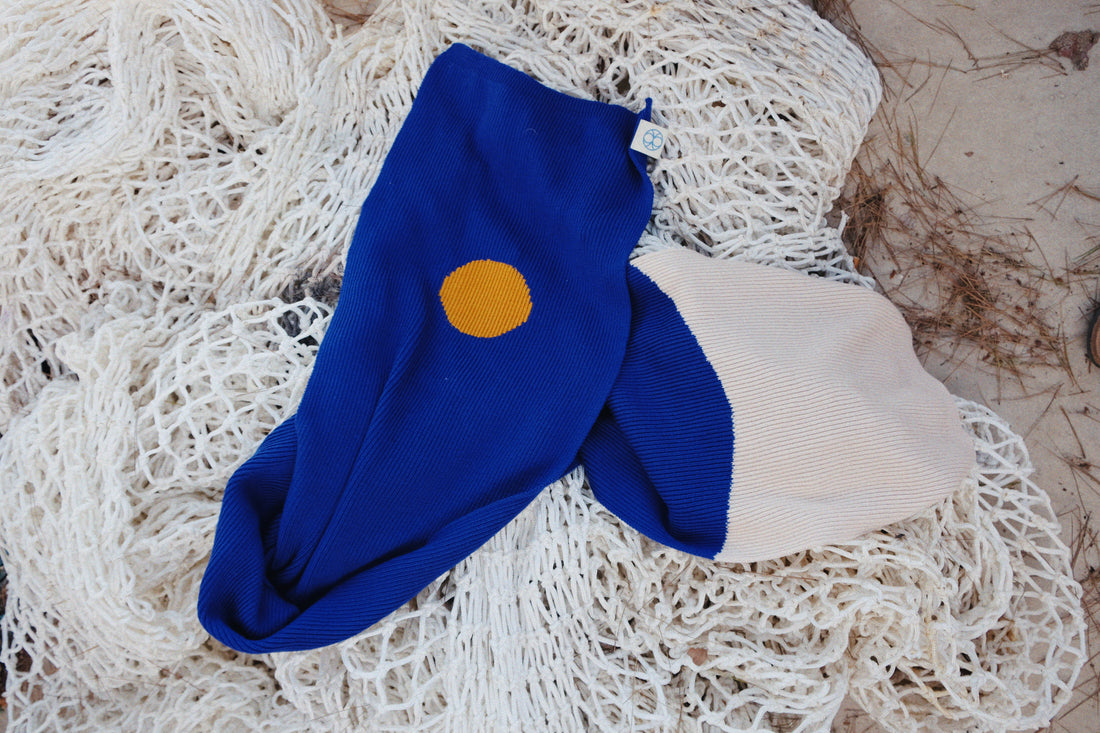 Gretas Schwester × BOO Studio - Sea and Sun Schal