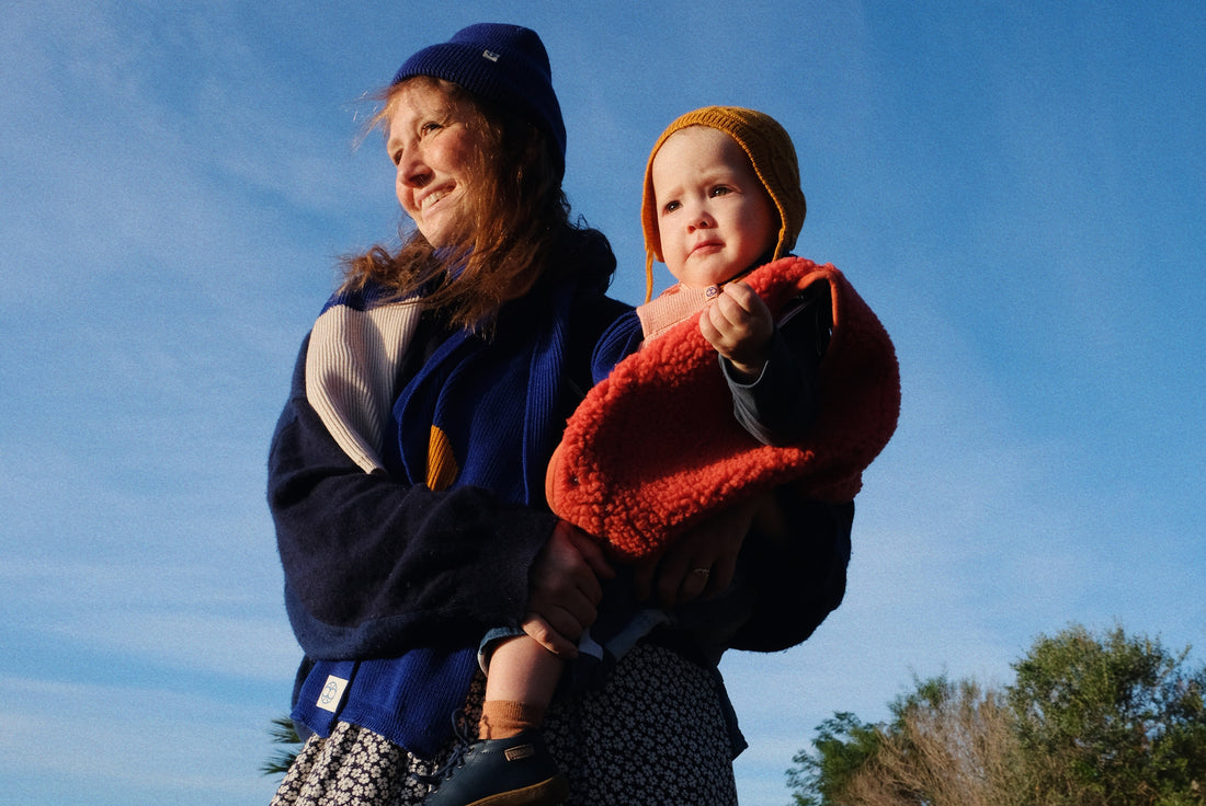 Gretas Schwester × BOO Studio - Sea and Sun Schal