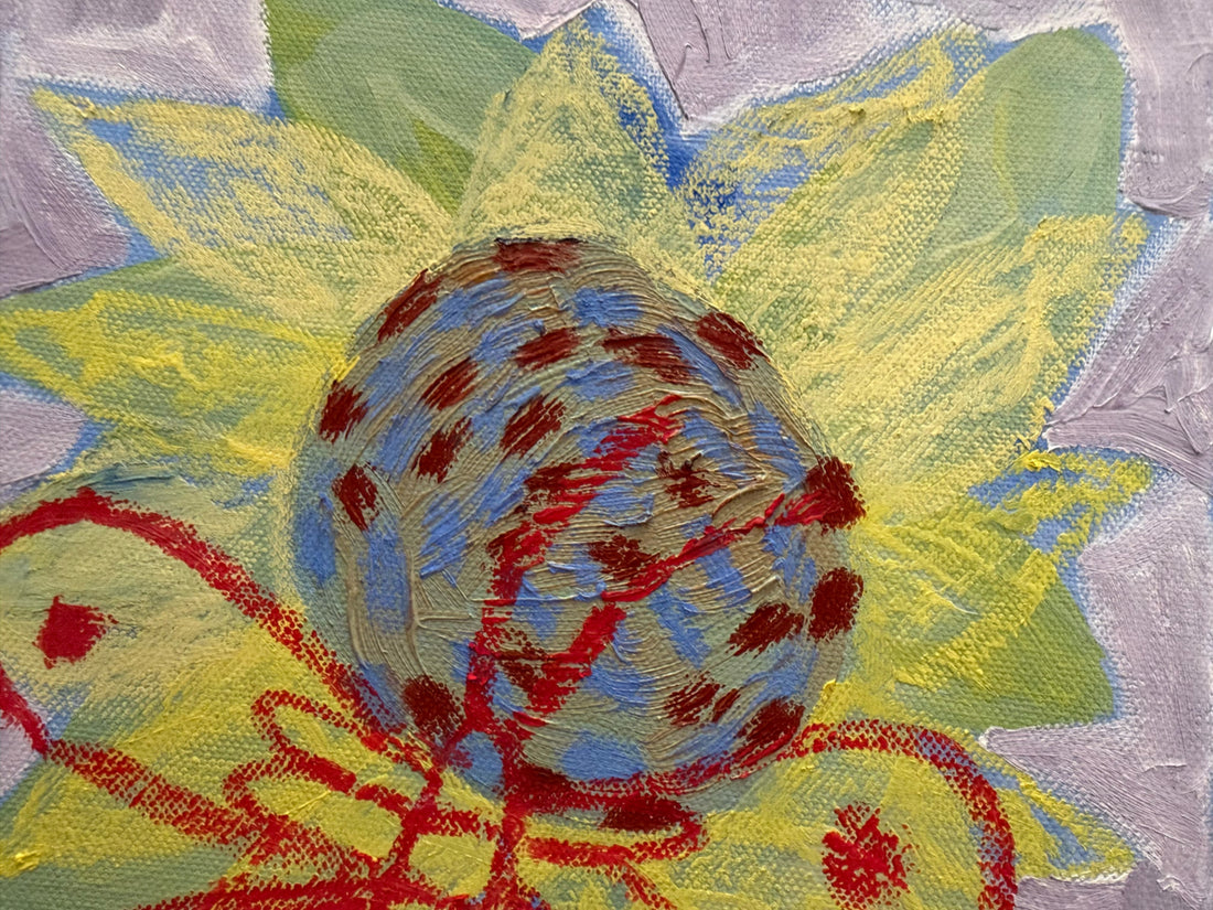 Originalillustration - No Butterfly no Sunflower