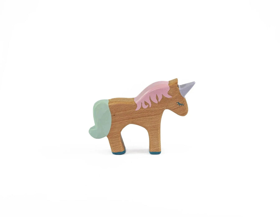 Holztier Einhorn Mama