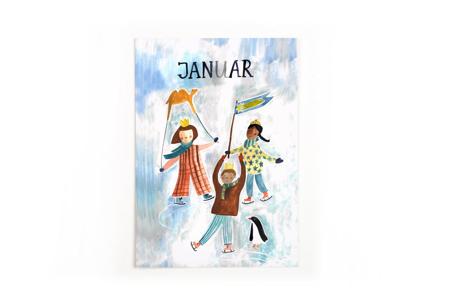 Monatskarten Lila Lämmchen x Gretas Schwester