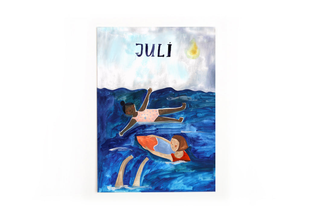 Monatskarten Lila Lämmchen x Gretas Schwester