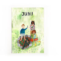 Monatskarten Lila Lämmchen x Gretas Schwester