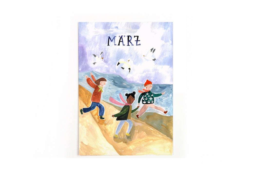 Monatskarten Lila Lämmchen x Gretas Schwester