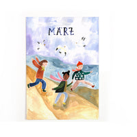 Monatskarten Lila Lämmchen x Gretas Schwester