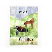 Monatskarten Lila Lämmchen x Gretas Schwester