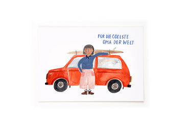 Postkarte Für Oma