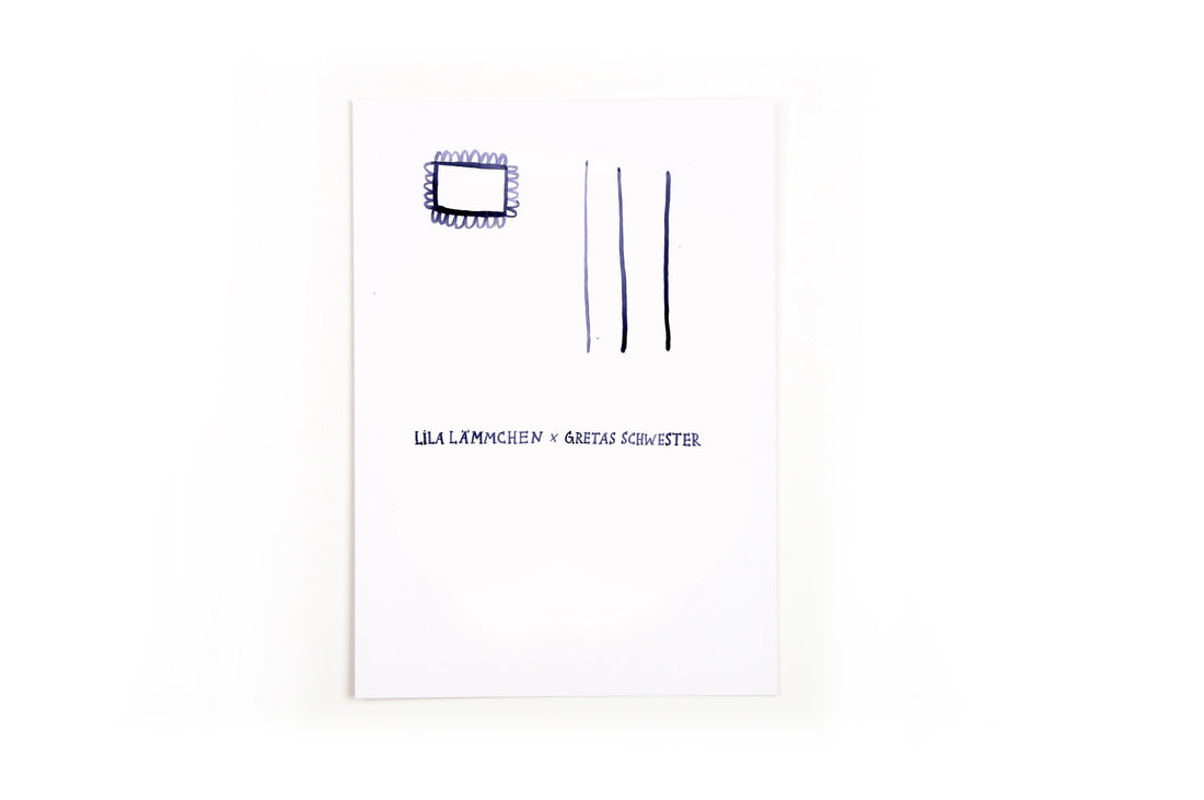 Monatskarten Lila Lämmchen x Gretas Schwester