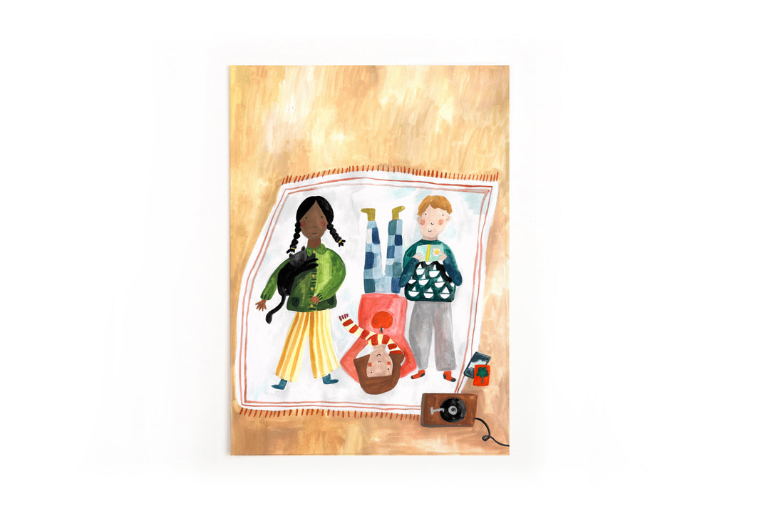 Monatskarten Lila Lämmchen x Gretas Schwester