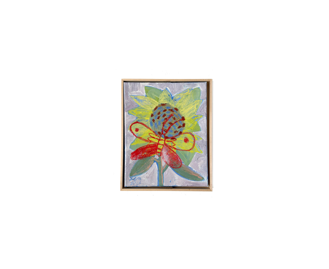Originalillustration - No Butterfly no Sunflower