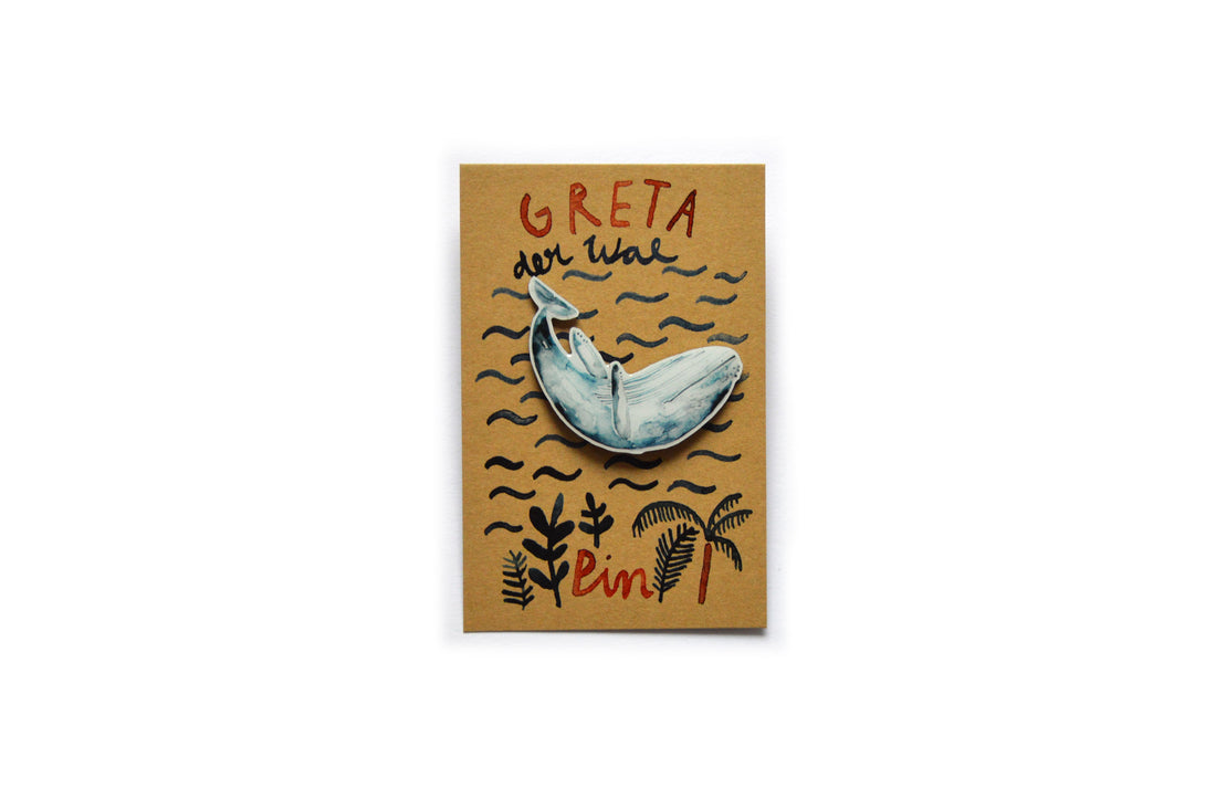 Pin Greta der Wal
