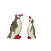 Holztier Pinguine